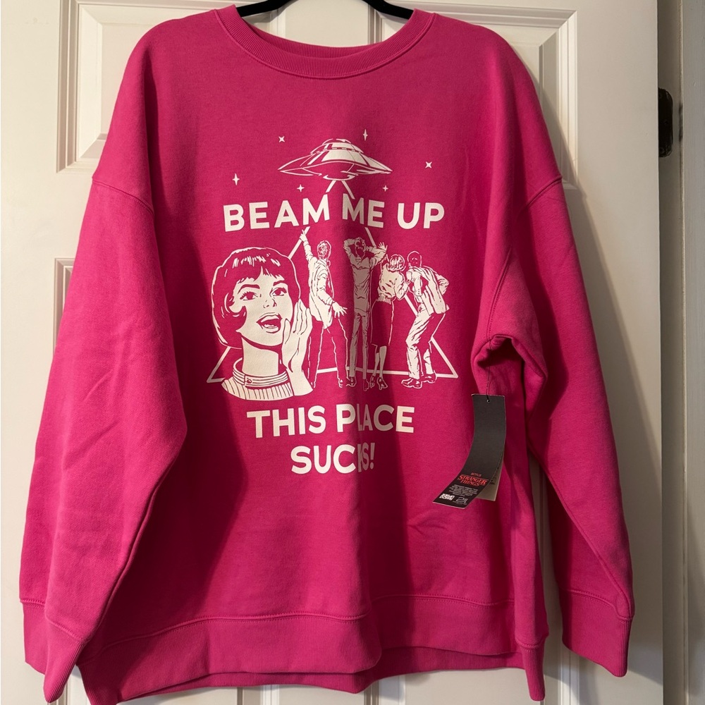 No Boundaries x Stranger Things Crewneck